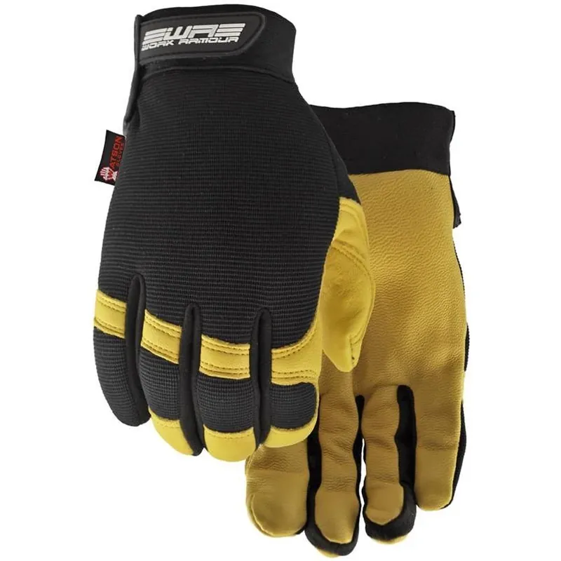 Watson Gloves Flextime High Performance Protection Gloves Black/Yellow M 1 Pk