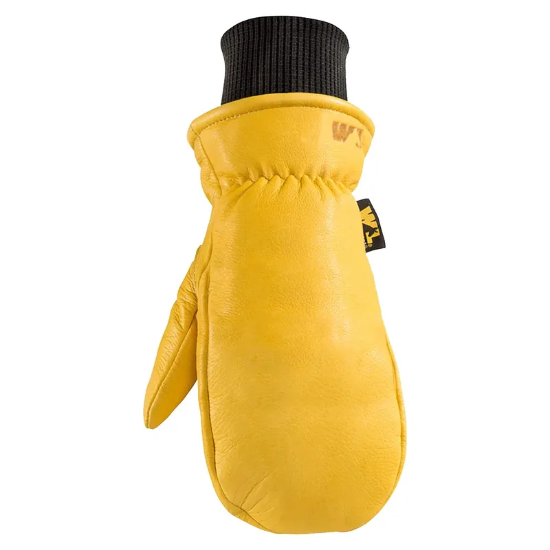 Hyrahyde Men‘s Indoor/outdoor Work Mittens Black/yellow Size Large