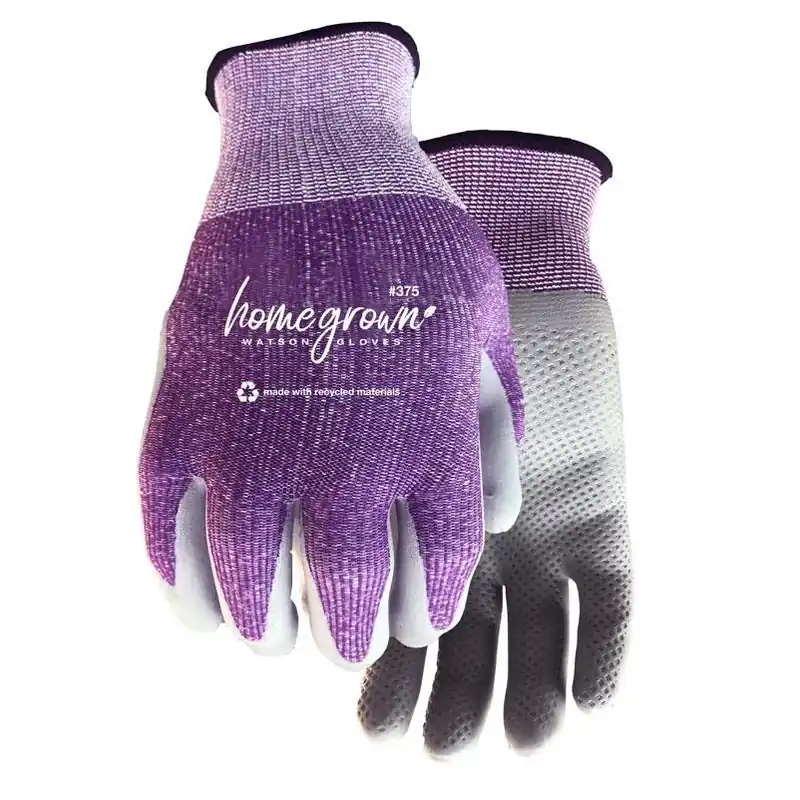 Eco-friendly Garden Gloves With Foam Nitrile Palm Grip For Women - Karma - Large