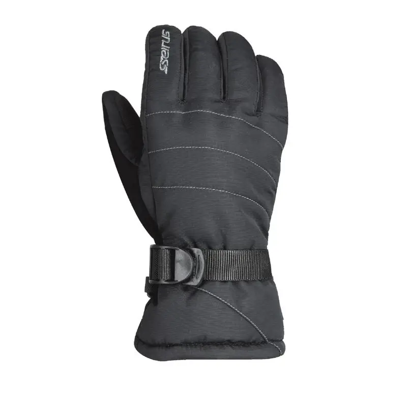 Seirus Juniors L Fabric Black Insulated Cold Weather Gloves