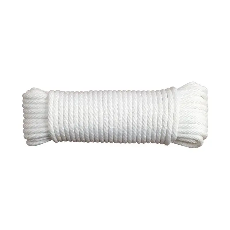 3/16 In. Diameter X 100 Ft. Length White Diamond Braided Polypropylene Rope