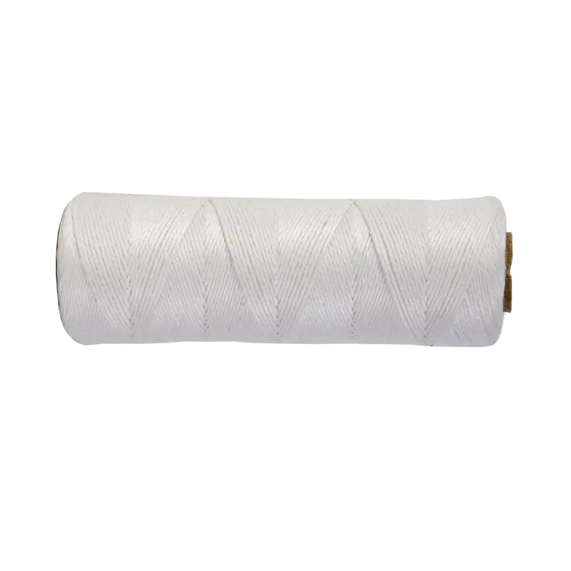 600 Ft. L White Twisted Polyester Kite Twine - Durable And Weather Resistant