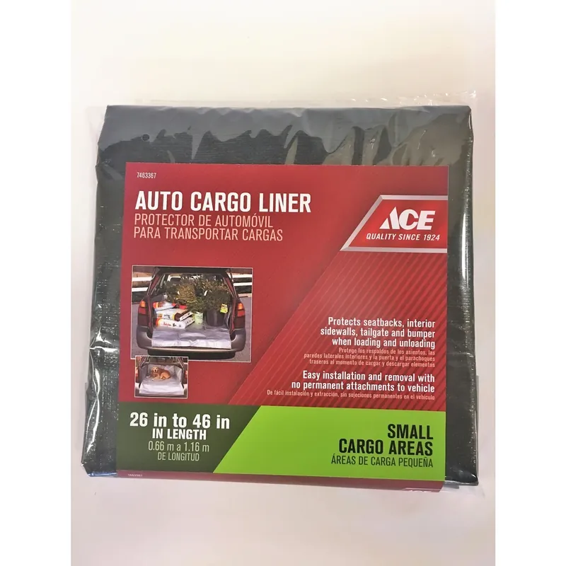 Heavy Duty Polyethylene Auto Cargo Liner Black For Suvs And Minivans