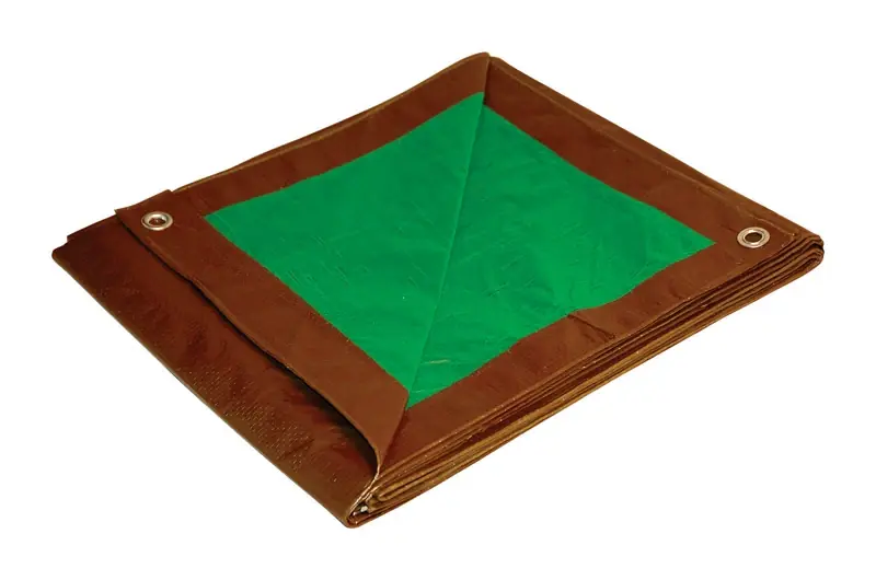 Dry Top 16‘ X 20‘ Brown/green Reversible Polyethylene Tarp Model 11620