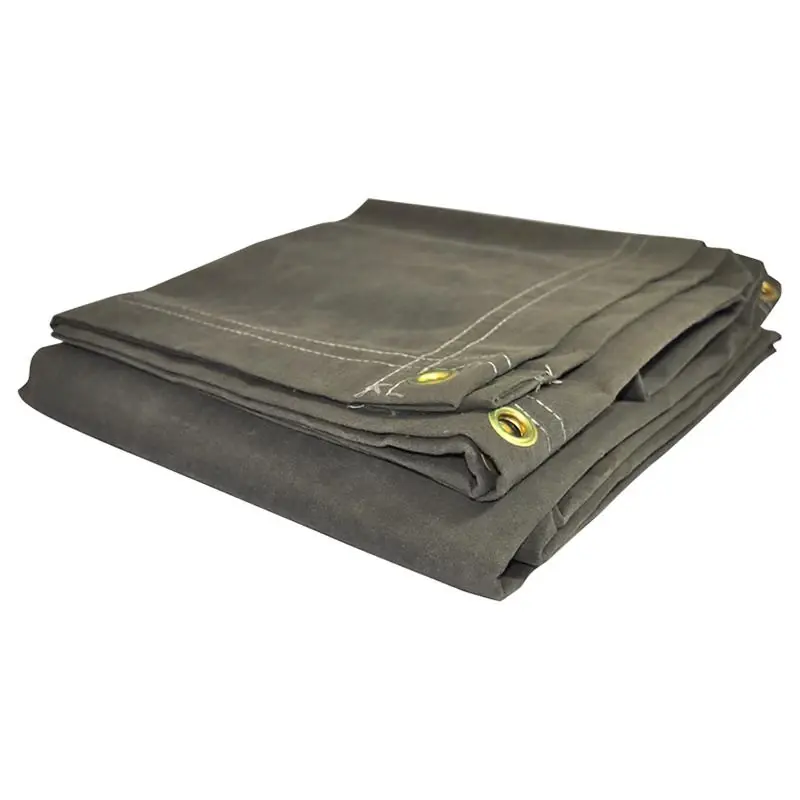 Dry Top 10 Ft. W X 12 Ft. L Heavy Duty Canvas Tarp In Olive