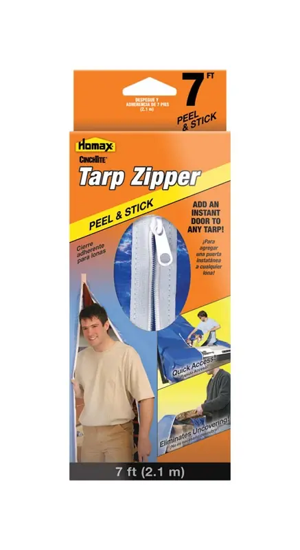 Plastic Tarp Zipper Door 0.25 Ft. W X 7 Ft. L Model 5363