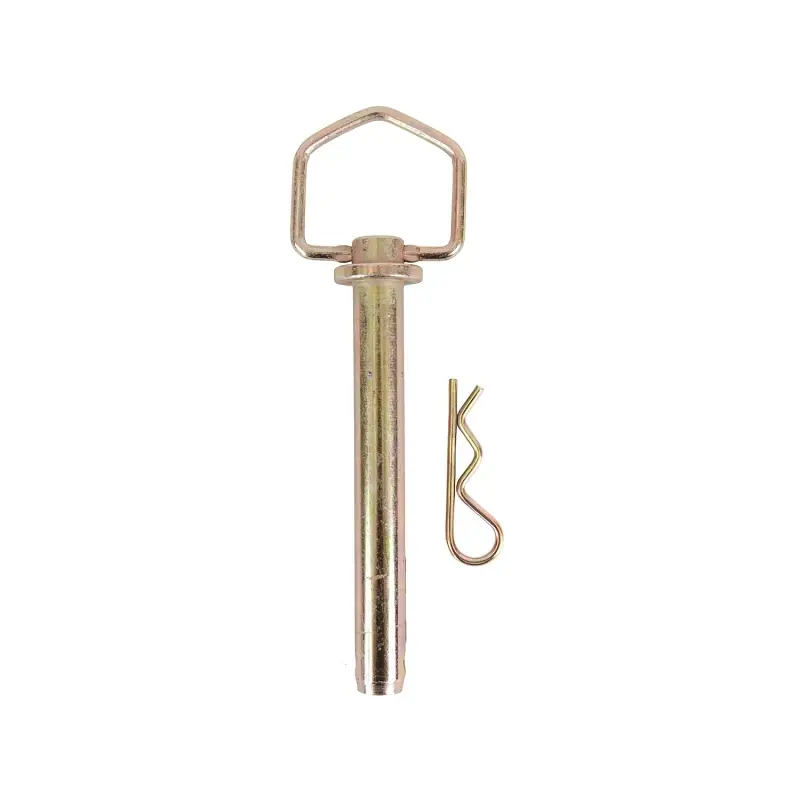 Zinc Plated Swivel Hitch Pin 0.38 In. Diameter, 4.25 In. Length