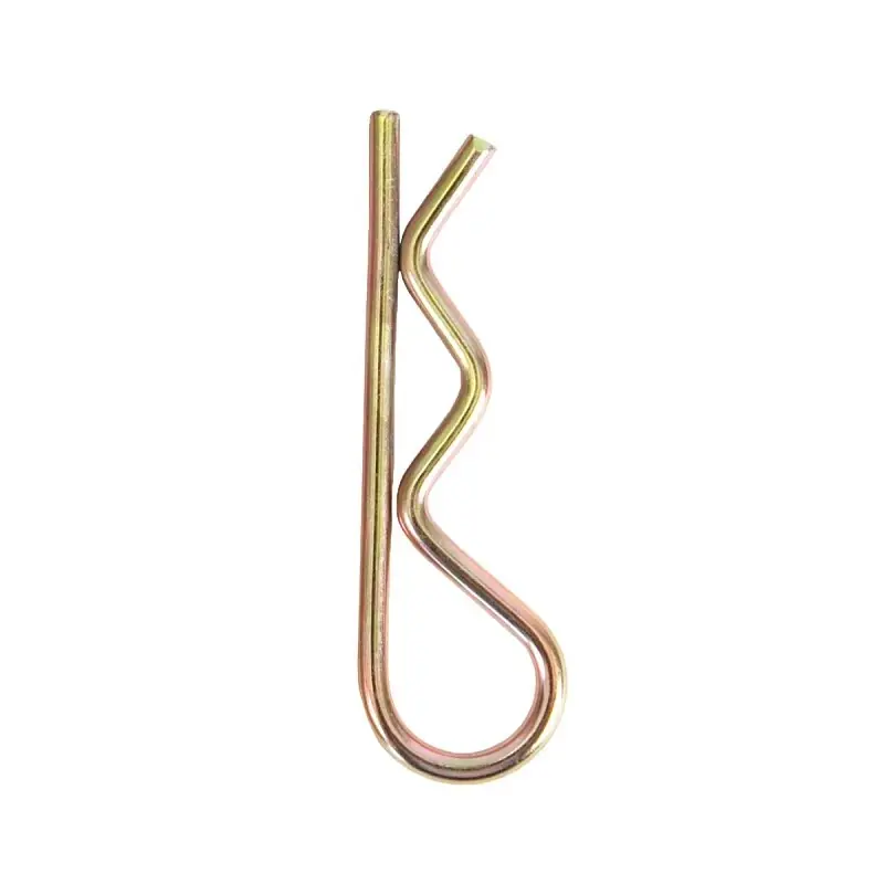 Zinc Plated Hitch Pin Clip 0.09 In. Diameter, 0.63 In. Length