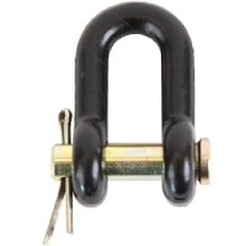 7/16 Inch Utility Clevis With 3000 Lb Load Capacity And Black Powder-coated Finish