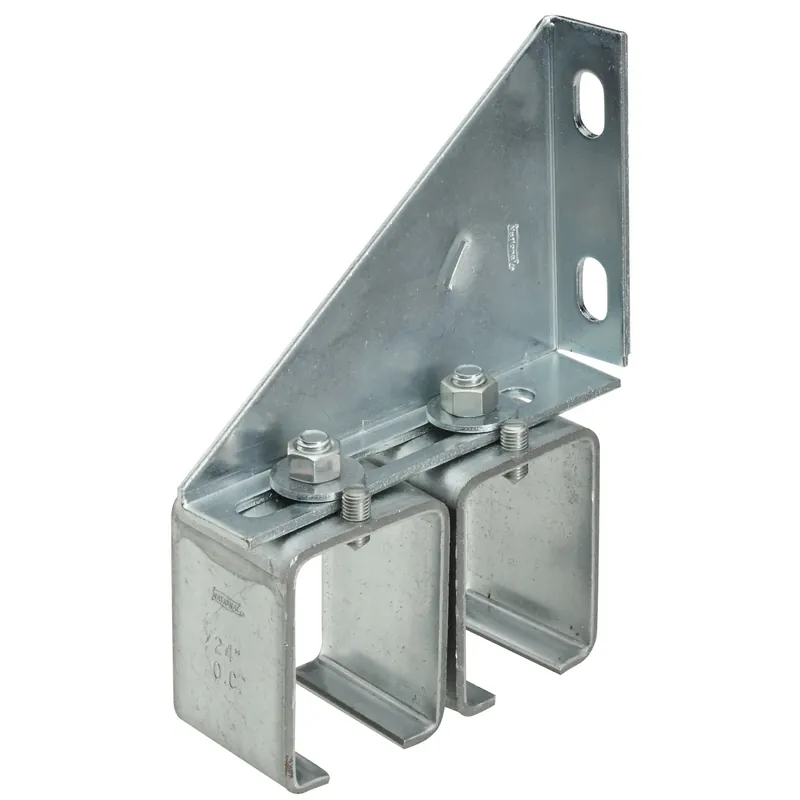 Galvanized Barn Door Double-Splice Bracket