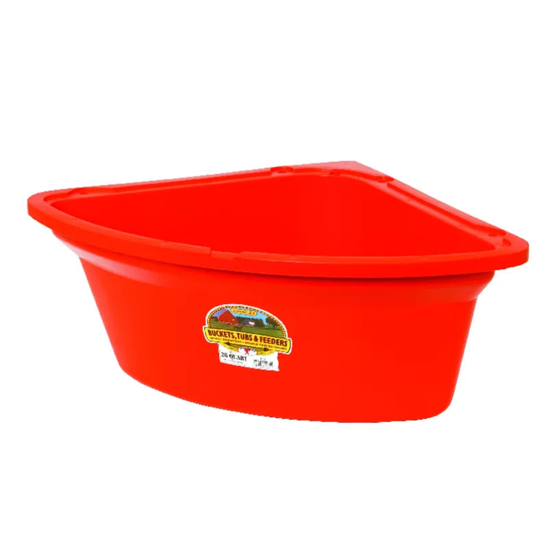 Little Giant 26 Quart Livestock Bucket Feeder For Horses, Sheep, Goats, And Cattle