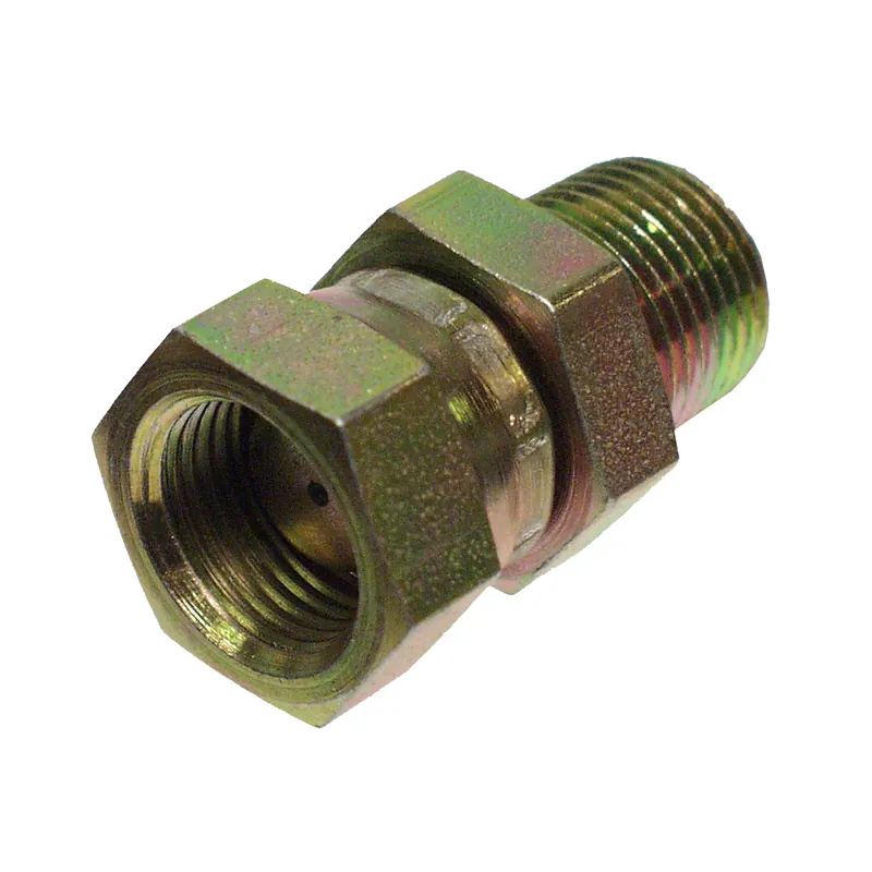 Apache Steel 1/2 In. D X 1/2 In. D Hydraulic Adapter 1 Pk