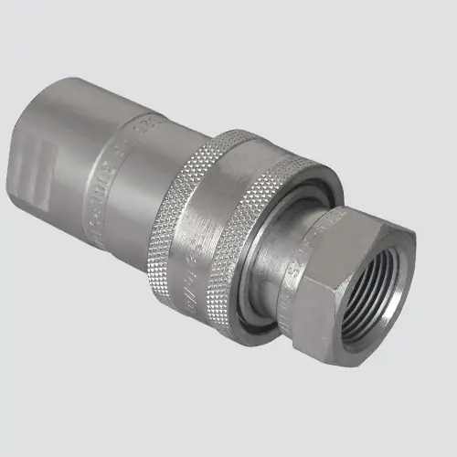 Apache Steel 1/4 In. D X 1/4 In. D Hydraulic Coupler 1 Pk
