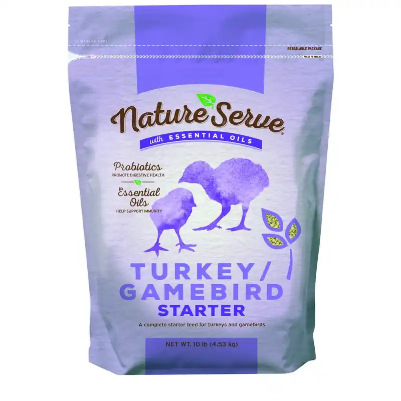 Turkey Gamebird Starter Feed With Essential Oils, 10 Lbs.