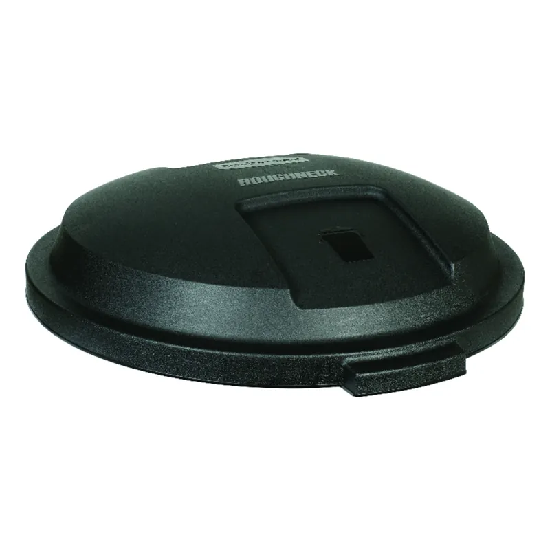 Roughneck 32 Gallon Plastic Garbage Can Lid - Durable Snap-on Design