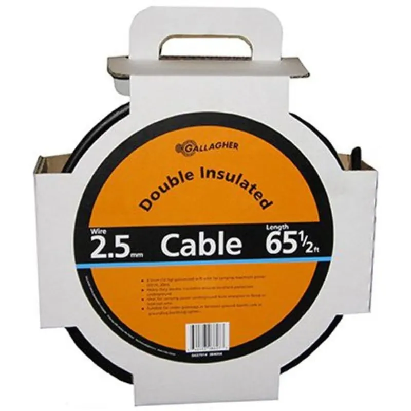 Electric Fence Underground Cable, 12.5 Ga., 65-Ft.