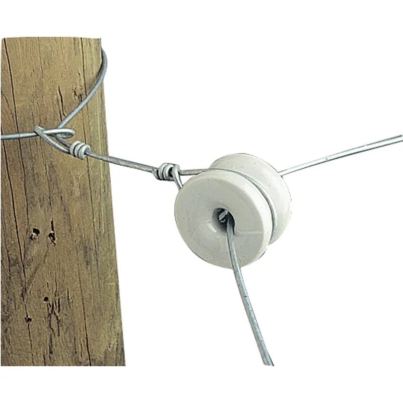 Gallagher Corner Post Donut Insulator White