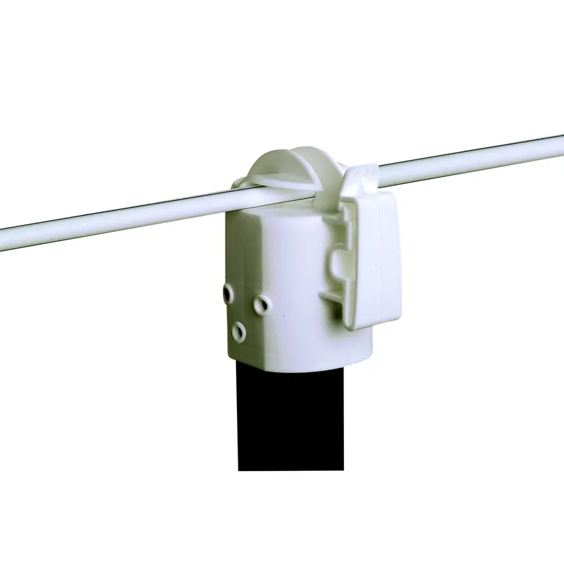 Gallagher T-Post Safety Cap And Insulator White