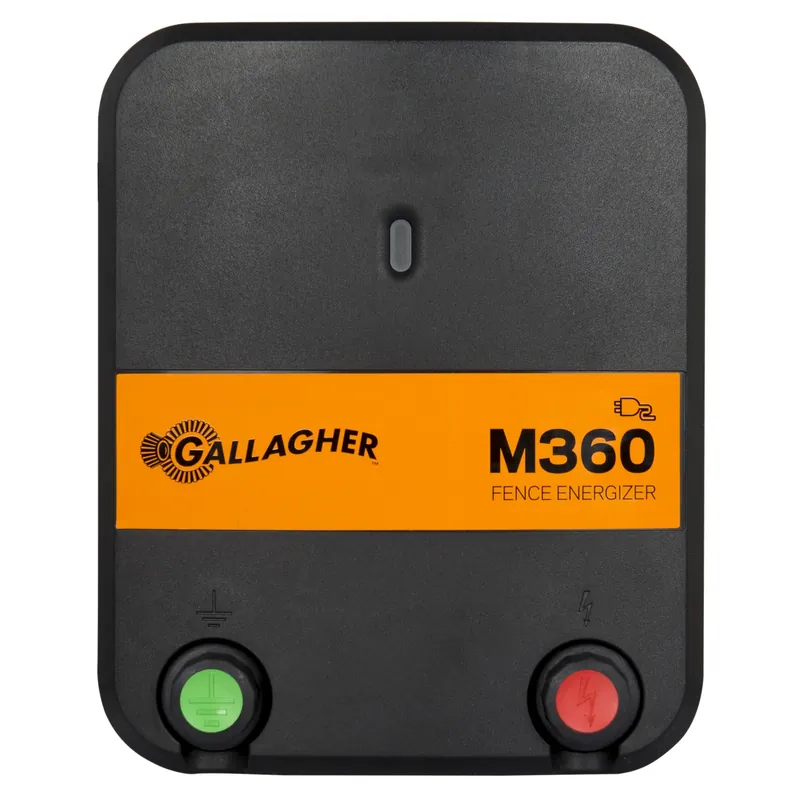 Electric Fence Charger, M360, 3.6 Joules, 110-Volt