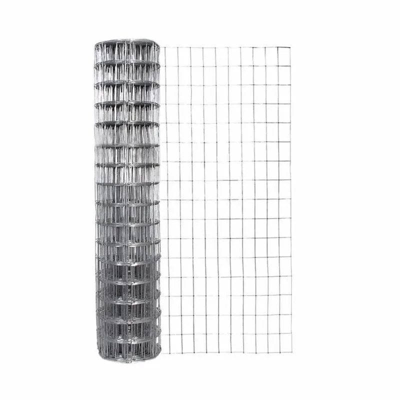 Galvanized Welded Wire Fence, 3 X 2 In. Mesh, 16-Ga, 48 In. X 50 Ft.