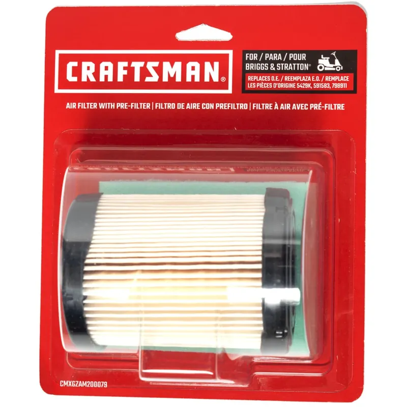 Craftsman Small Engine Air Filter For Models 5429k, 591583, 796032, 798911