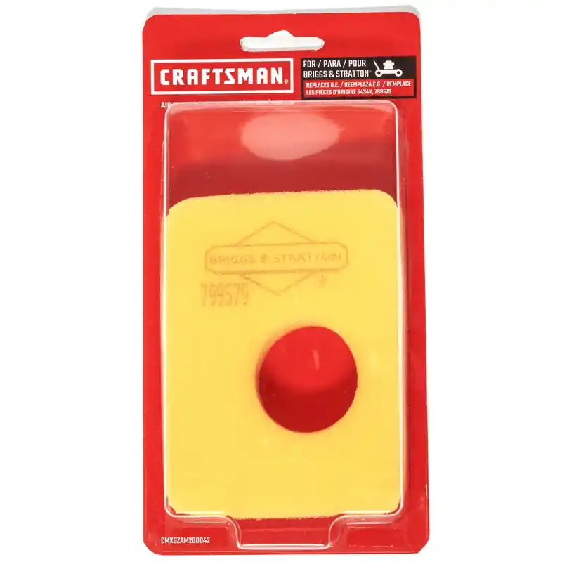 Craftsman Small Engine Air Filter For 5434k, 799579, Rectangular Shape