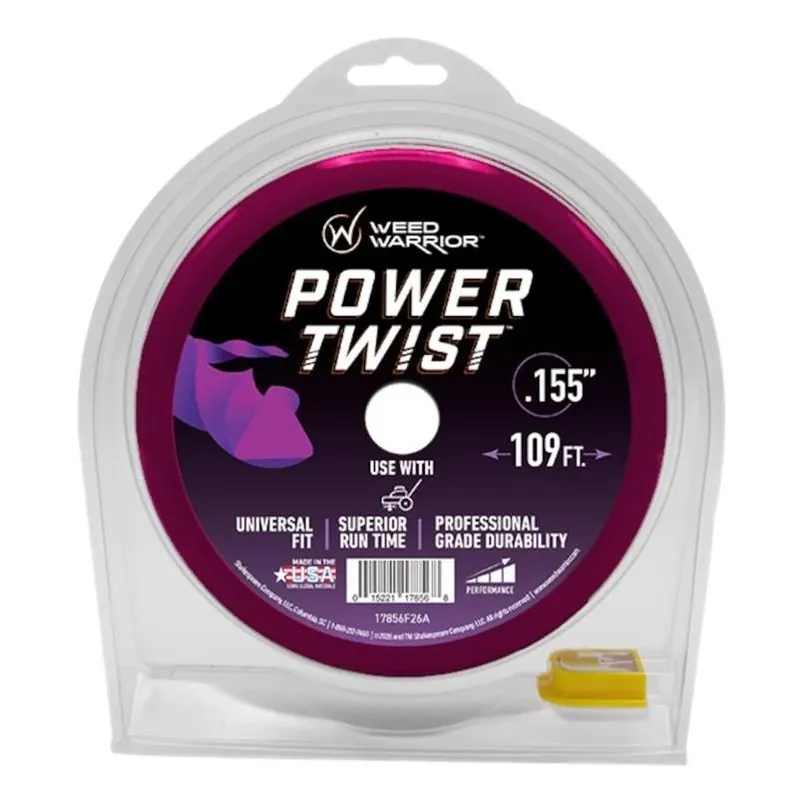 Weed Warrior 0.155 " Twist Trimmer Line – 109 ft Heavy‑Duty