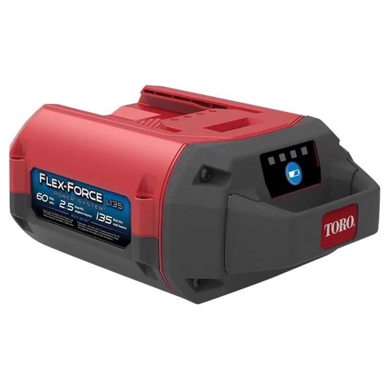 Toro Flex-Force 60V 2.5Ah Lithium‑Ion Battery – Model L135 (1‑Piece)