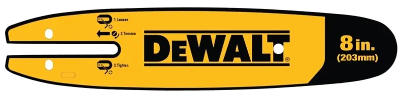 8 In. Pole Saw Bar Dwzcsb8 For Cordless 20v Max Pole Saw