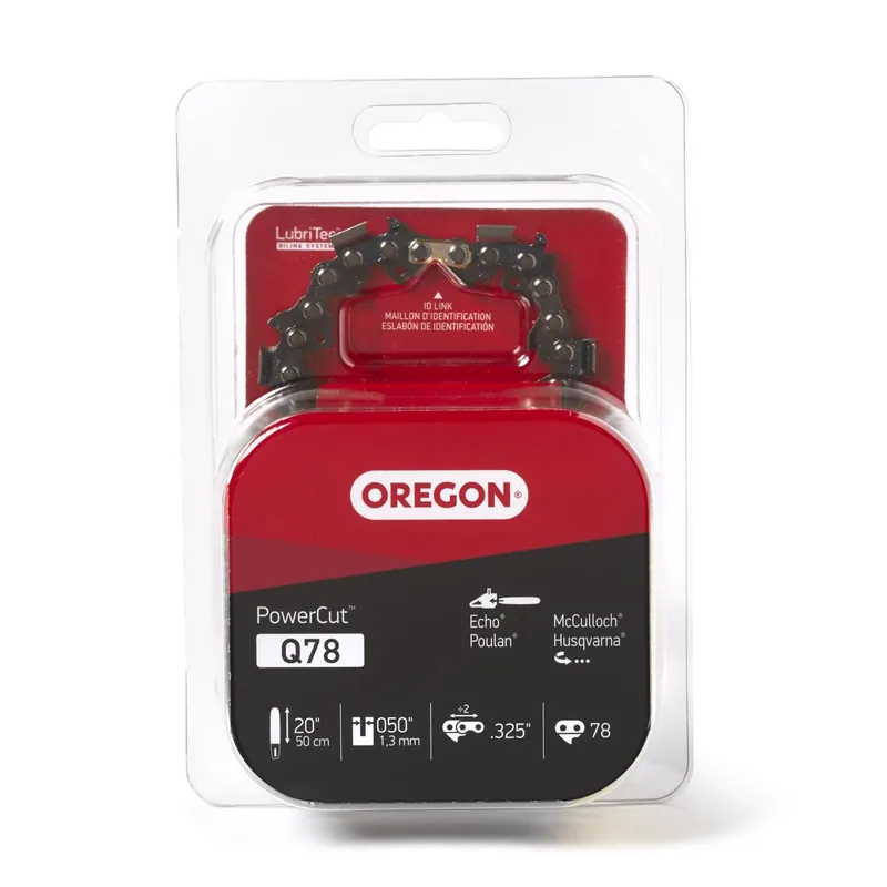 Powercut Q78 20 In. Chainsaw Chain With 78 Links And .050 Gauge