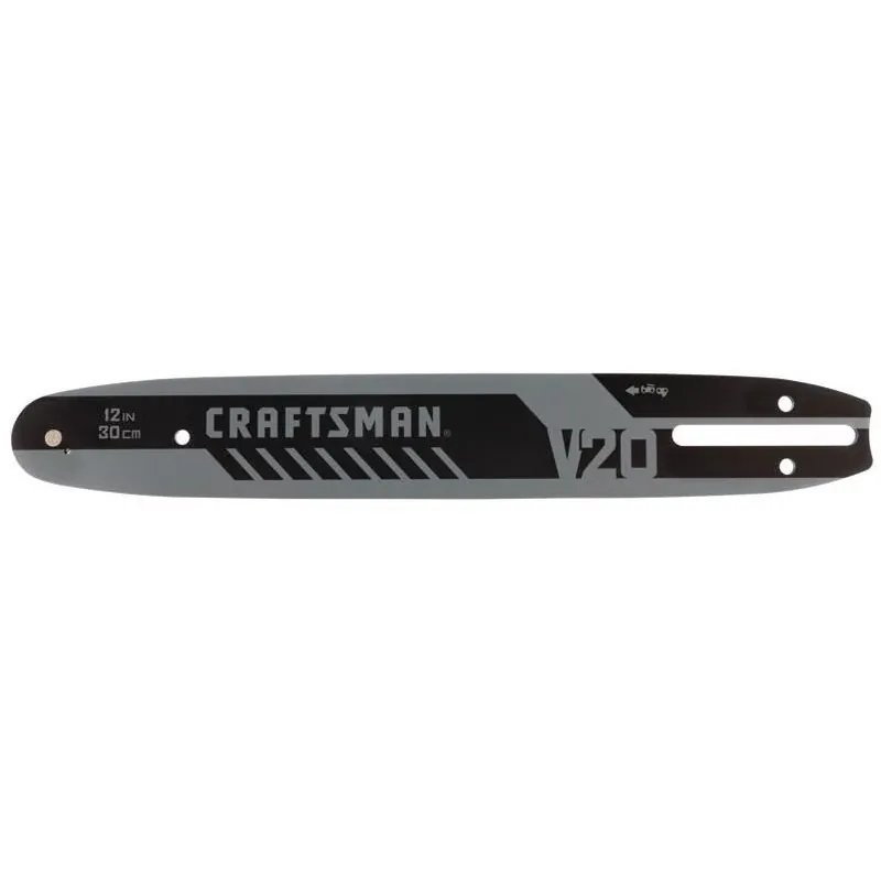 Craftsman 12" Chainsaw Guide Bar – 0.043 Gauge, 3/8" Pitch