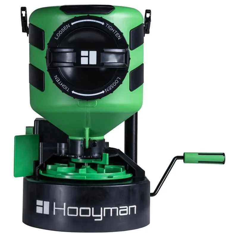 Hooyman 35‑lb Chest‑Mount Broadcast Spreader For Fertilizer, Ice Melt & Seed