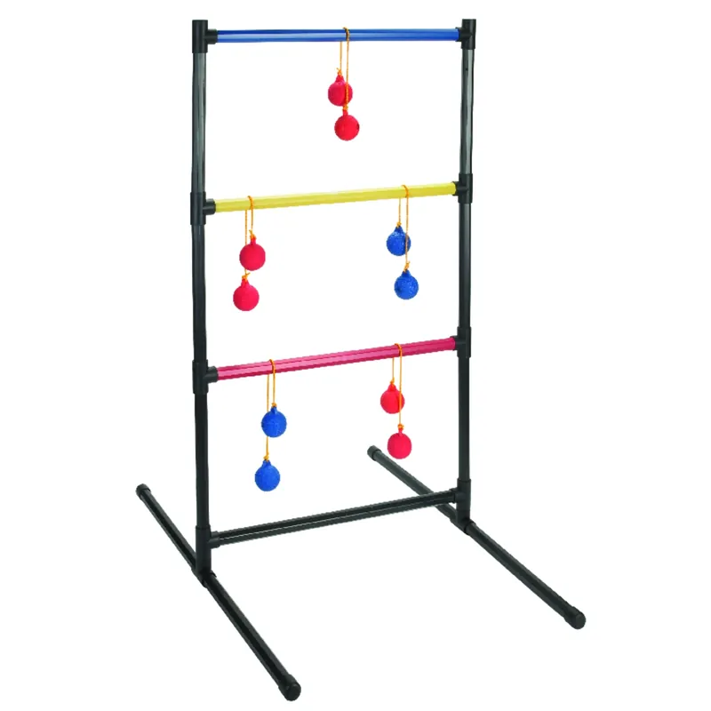 Lasso Golf Throwing Set - Outdoor Game With 6 Lasso Balls And Target Ladders