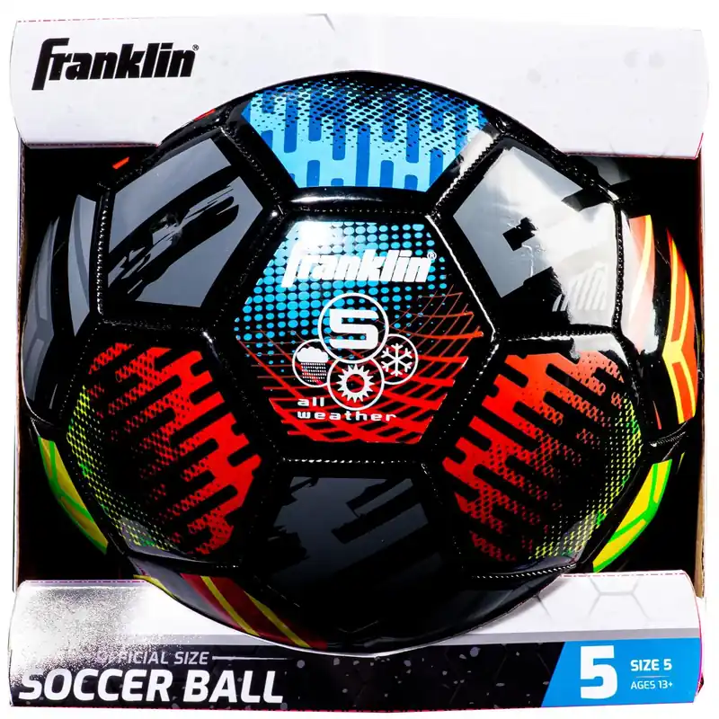 Franklin Sports Mystic 5 Soccer Ball With Colorful Graphics
