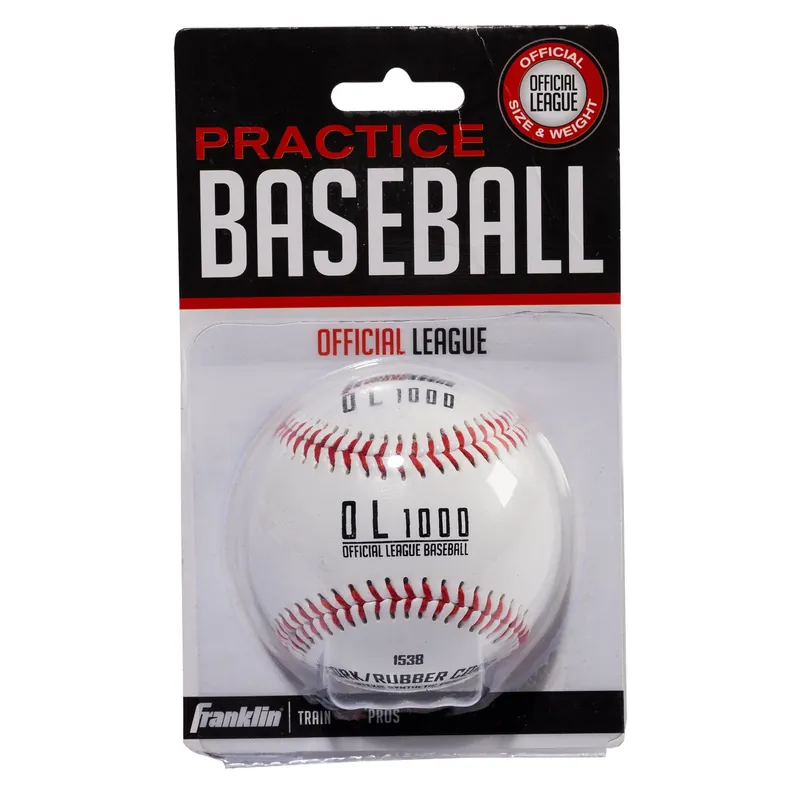 Franklin Official League White Cork/Rubber Baseball 9 In. 1 Pk