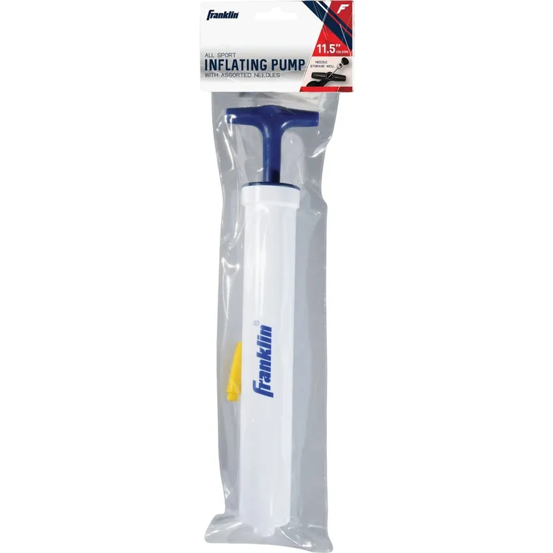 11-1/2 Inch Hand Air Pump With Metal And Plastic Needles