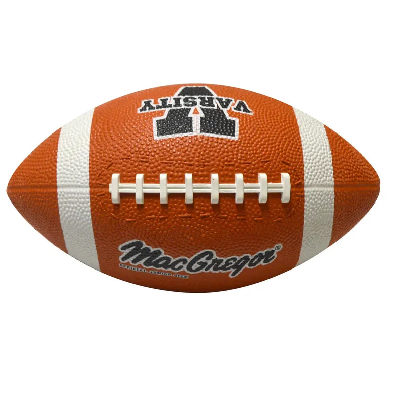 Size 6 Football For Ages 6-9 - Durable Rubber Construction