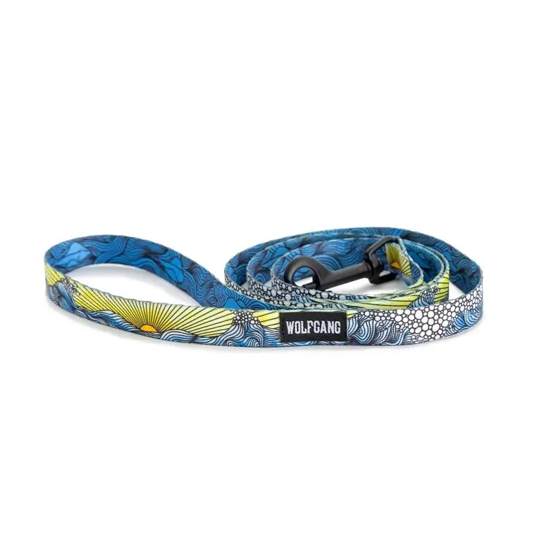 Wiolfgang Dawnpatrol Multicolored Polyester Dog Leash Small/medium 4 Feet