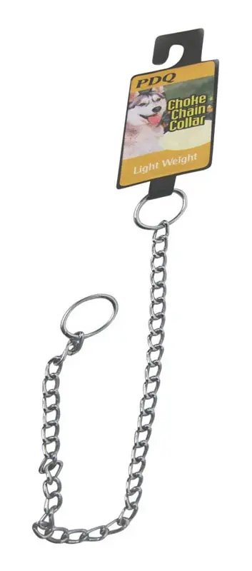 Silver Lightweight Steel Dog Choke Chain Collar Small/medium 12 Length