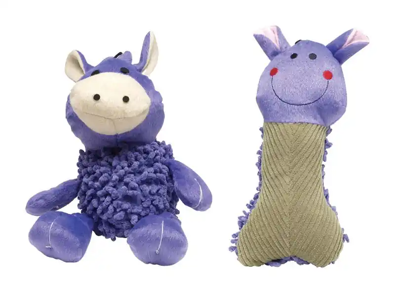 Boss Pet Digger‘s For Dog Multicolored Plush Shaggy Dog Toy Large 1 Pk