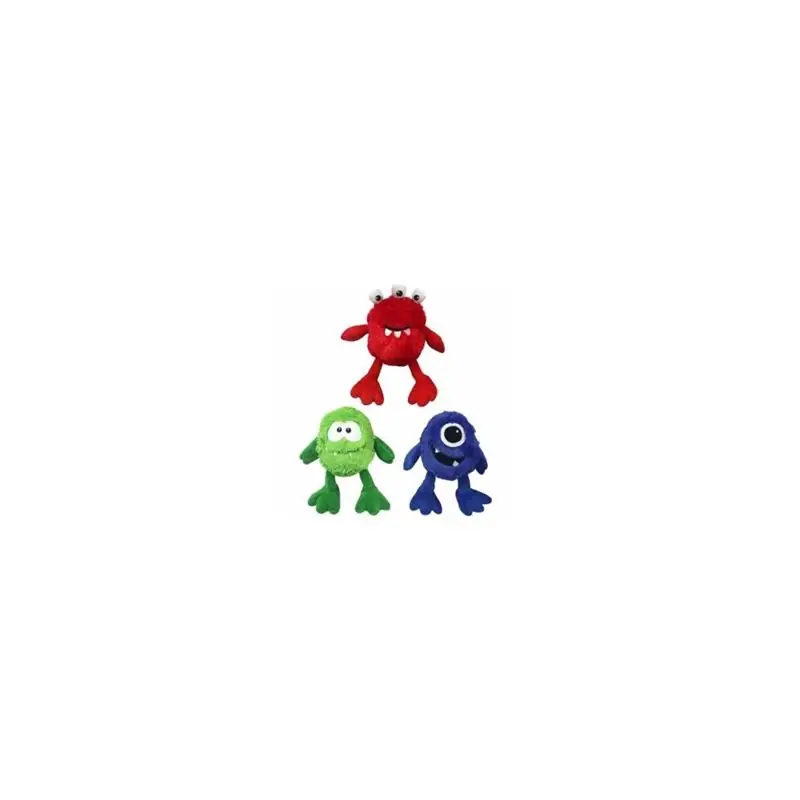 Multipet For Dog Assorted Plush Mini Monsters Dog Toy Small 1 Pk