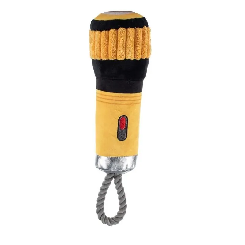 Fringe Studio Pet Shop Wagsdale ‘I Need Some Light’ Interactive Dog Toy – Black & Yellow (1‑Pack)