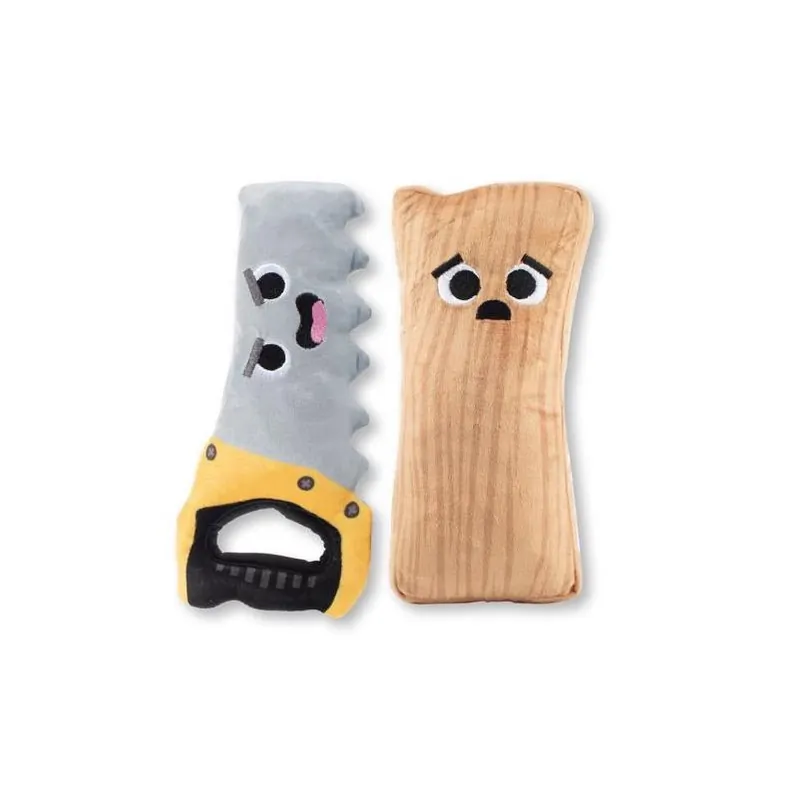 Pet Shop By Fringe Studio Wagsdale “I Saw That” Multicolor Dog Toy – 2‑Pack