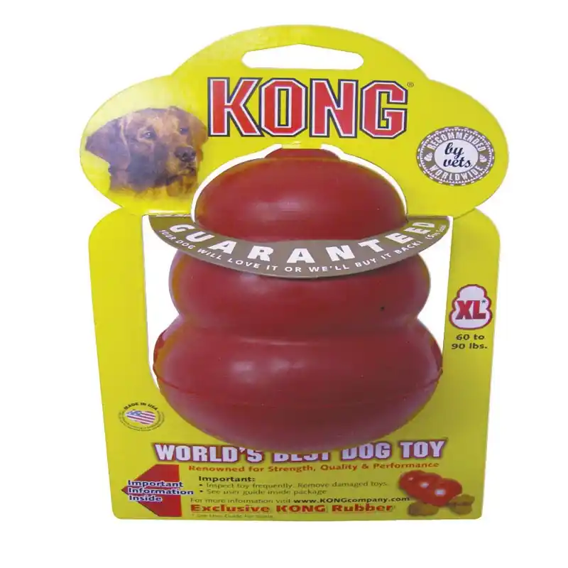 Kong For Dog Red Rubber Chew Dog Toy Extra Large 1 Pk