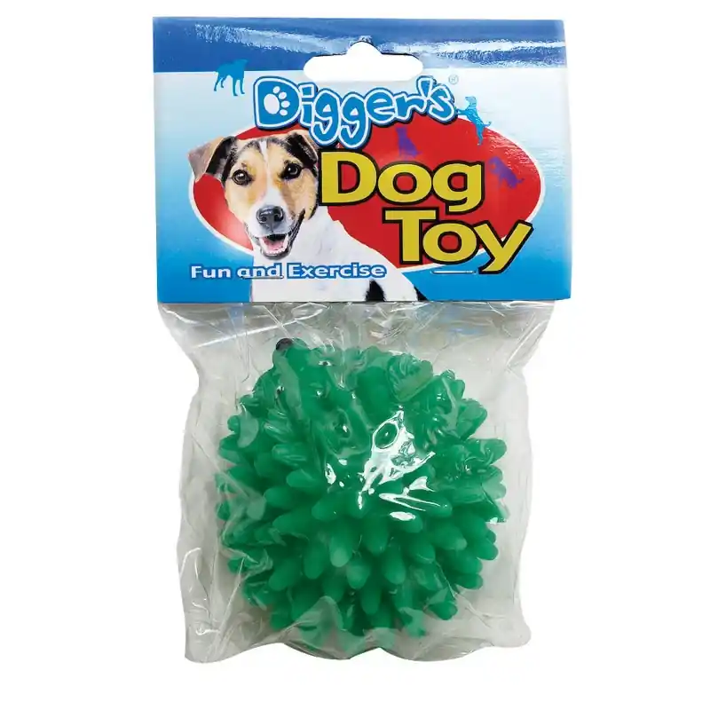 Boss Pet Digger‘s For Dog Green Vinyl Hedgehog Dog Toy Large 1 Pk