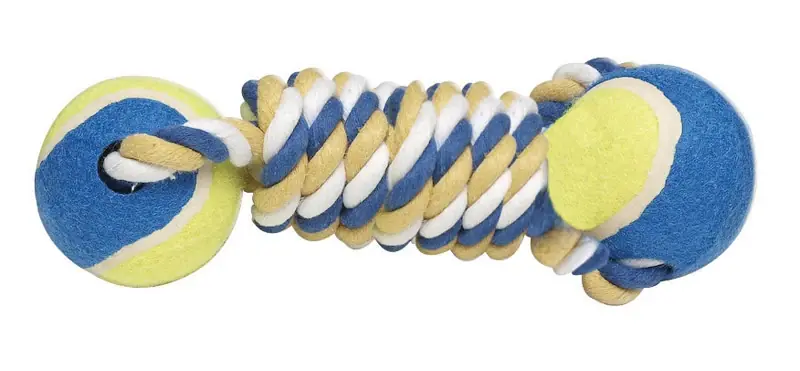 Boss Pet Digger‘s For Dog Multicolored Rubber Assorted Styles Tennis Ball Tug Toys Large 1 Pk