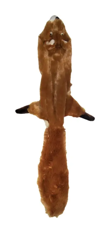 Skinneeez Brown Plush Squirrel Dog Toy Medium 24"