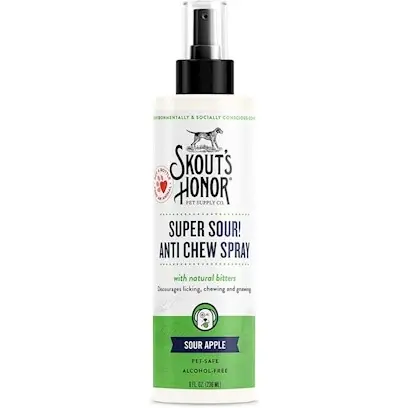 Super Sour Anti-chew Spray, 8 Ounce Bottle For Pets