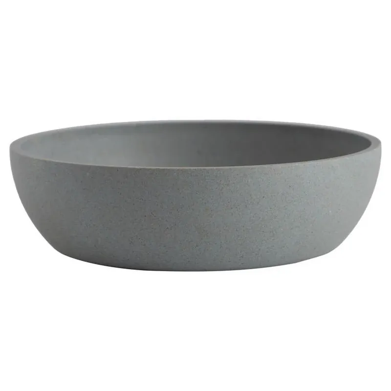 Blue Molded Bamboo Pet Bowl – 6.75 Cup Eco‑Friendly, Non‑Slip Dish By Loopy