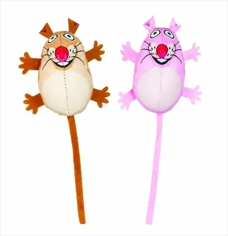 Fat Cat For Cat Assorted Plush Eeeks Cat Toy 1 Pk